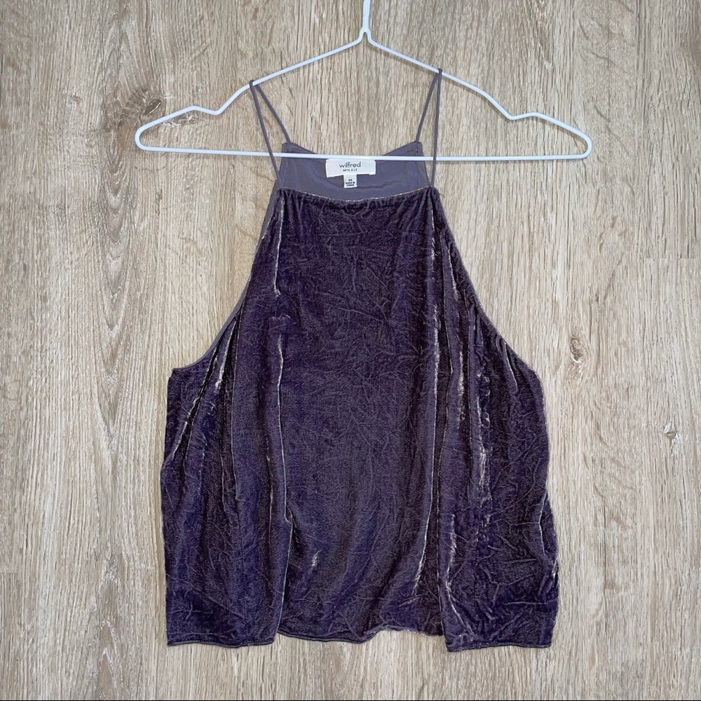 Wilfred Silk & Velvet Tank